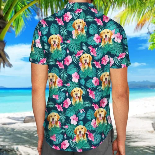 Vista 6 de GEPOS Camisa con botones para hombre Parent Dog 1