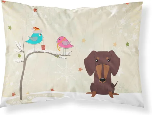 Vista 130 de Caroline's Treasures BB2515PILLOWCASE Between Friends Appenzeller Sennenhund - Funda de almohada de tela estándar, ligera, súper suave, fácil