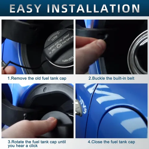 Vista 5 de Tapa del depósito de combustible compatible con Mini Cooper y BMW X1 X2 X3 X4 X5 X6 128i 135i 228i 320i 323i 325i xi 328i 330i 335i 428i 525i 530i