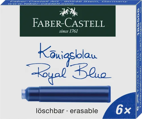 Vista 5 de Faber-Castell 185506 Cartuchos de tinta estándar Negro estándar