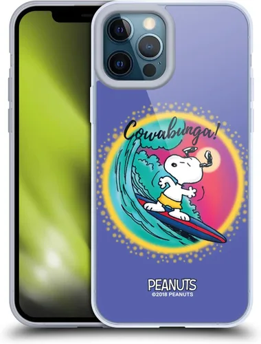 Vista 217 de Head Case Designs Funda de gel con licencia oficial de Peanuts Beach Surf Snoopy Boardwalk Airbrush [protección de grado militar] compatible