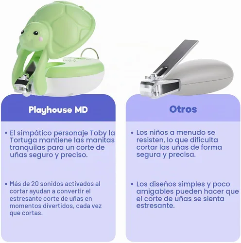 Vista 9 de Playhouse MD Interactive Baby & Kids Nail Clipper with Sounds & File