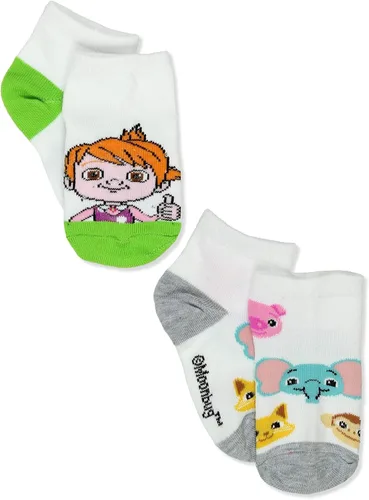 Vista 6 de Cocomelon Paquete de 6 calcetines de cuarto para niños pequeños