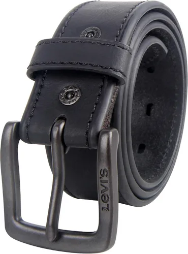 Vista 8 de Levi's Cinturón casual de doble remache para hombre Negro