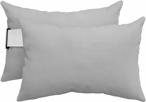 Vista 8 de Almohada para silla de playa para exteriores, color azul, para tumbona, almohada reclinable impermeable con banda elástica e insertos de almohada