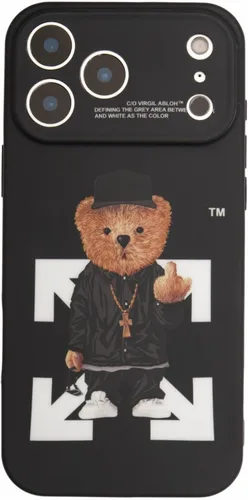 Vista 6 de Funda genial compatible con iPhone 14 Pro Max, diseñada para niños, cubierta de goma de gel de silicona suave estética divertida a prueba de golpes