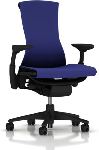 Vista 13 de Herman Miller Embody Silla Ergonómica de Oficina Brazos Totalmente Ajustables y Ruedas para Alfombra Negro Balance