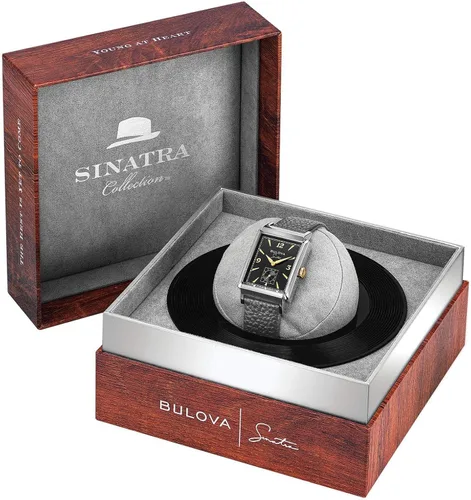 Vista 5 de Bulova Frank Sinatra My Way - Reloj con correa de cuero para hombre