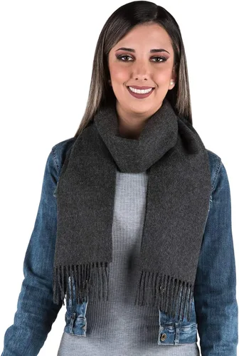 Vista 2 de Inca Fashions - Lujosa bufanda de alpaca 100 % bebé - Máxima suavidad - Clásicos para hombres y mujeres
