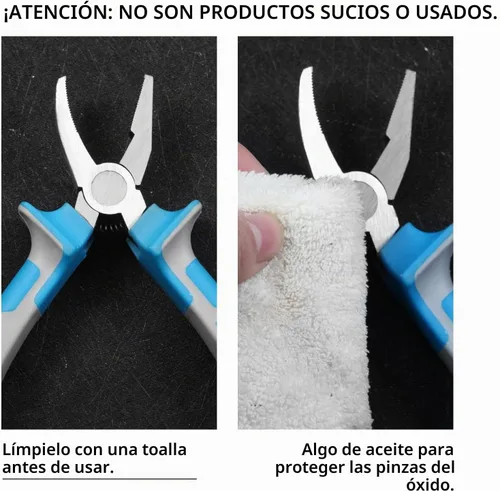 Vista 7 de SPEEDWOX Juego de 2 alicates para correr de vidrio y romper alicates Grozer, 2 piezas con 2 pares de puntas de goma, alicates profesionales