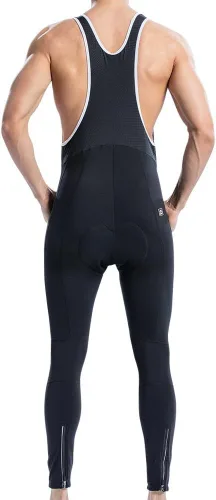 Vista 2 de Santic Mens Cycling Bib Pants with padded Winter Bibs Tights