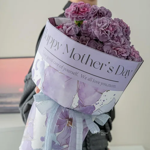 Vista 4 de HYSSINOWRAP 20 hojas/papel de regalo de dos colores para el Día de la Madre, suministros de ramo de floristería, manualidades, embalaje de regalo