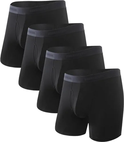 Vista 21 de BAMBOO COOL Calzoncillos tipo bóxer para hombre, ultra transpirables