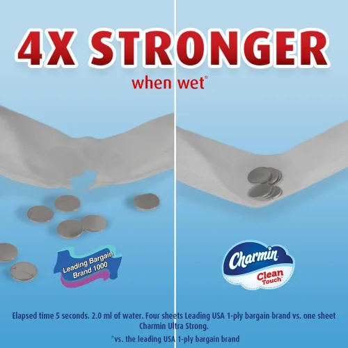Vista 3 de Broan-Nutone Bolsas compactadoras 15TCBL para modelos de 15 pulgadas de ancho (paquete de 12 bolsas) y papel higiénico Charmin ultra fuerte