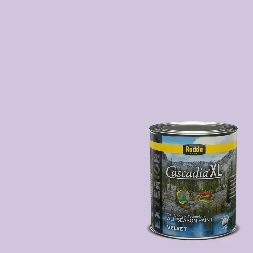 Vista 169 de Rodda Paint CASCADIA XL - Pintura satinada exterior e imprimación en uno, cuarto de galón, banderín para bebé