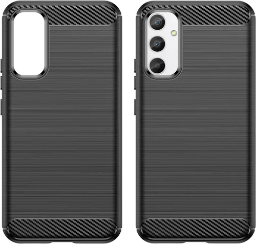 Vista 8 de Funda compatible con Samsung Galaxy A34 5G, TPU flexible, color negro Samsung Galaxy A34 5G Case,with Screen Protector Shock-Absorption Flexible