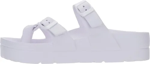 Vista 2 de WHITIN Sandalias de plataforma para mujer con plantilla cómoda, hebilla ajustable, ultra acolchada
