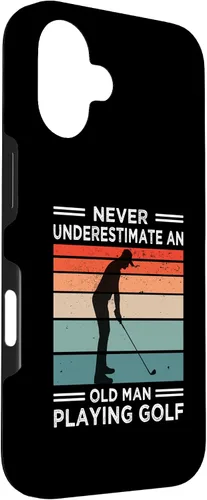 Vista 3 de Funny Golfer & Golfing - Golf Dad Case for iPhone 16