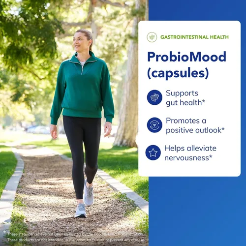 Vista 3 de Pure Encapsulations ProbioMood Combinación probiótica estable diseñada para apoyar la relajación y la función gastrointestinal* 60 cápsulas