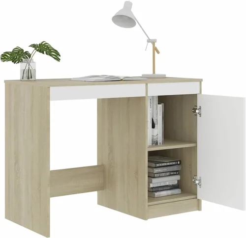 Vista 7 de qiangxing Escritorio de estudiante escritorios para computadoras, escritorios para dormitorios, mesa de escritorios para cuartos, escritorio