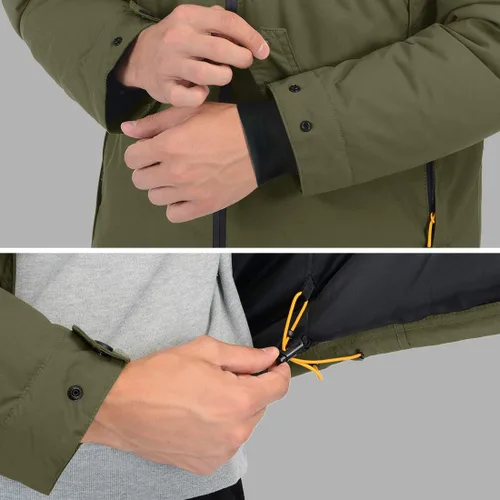 Vista 6 de Men's Ski Jacket Down Insulated Waterproof Winter Jacket Windproof Snowboard Snow Coat