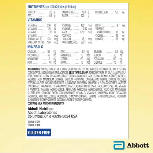 Vista 2 de Fórmula infantil Similac NeoSure para prematuros post-alta, fórmula para bebé lista para consumir, biberón de 2 fl oz, paquete de 48