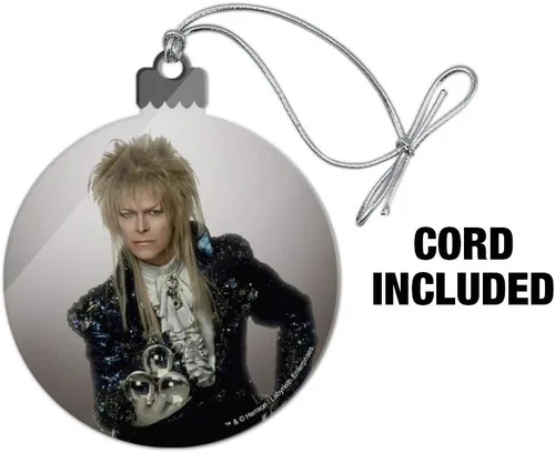 Vista 3 de GRAPHICS & MORE David Bowie As Jareth from The Labyrinth - Adorno acrílico para árbol de Navidad