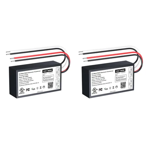 Vista 11 de Controlador LED regulable de 60 W y 12 V para regulador Lutron y Leviton, transformador de fuente de alimentación de CA a CC triac/ELV/MLV para tira