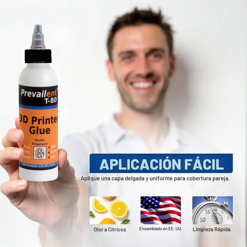 Vista 4 de Adhesivo para cama de impresora 3D para PLA, PETG, ABS, TPU y más, pegamento para cama para múltiples placas de construcción, reduce