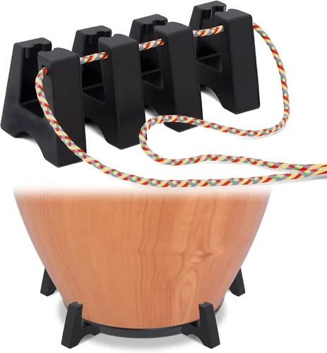 Vista 8 de Boao Juego de 2 soportes de goma para patas de tambor para accesorios Conga