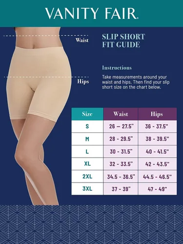 Vista 4 de Vanity Fair Pantalón corto sin costuras ligero para mujer (S-3XL)