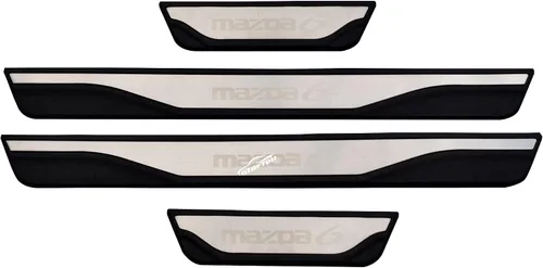 Vista 3 de Protector de umbral de puerta, para Mazda 6 2015-2020, paneles de patada, placa de protección de umbral para piezas de automóvil