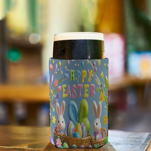 Vista 5 de Happy Easter Cup Sleeve Reusable Iced Coffee Sleeves Cute Insulated Cup Sleeve for Cold Beverages Coffee Cup Holder Fits All For Regular Size Bottles