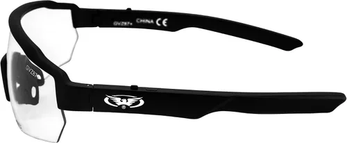Vista 7 de Global Vision Jam 1 Black Cycling Glasses Wireless Bluetooth Safety Glasses ANSI Z87.1 Hands-Free Calls & Music W/Hard Case