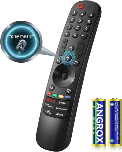 Vista 11 de Control remoto retroiluminado para LG Smart TV, reemplazo universal para todos los controles remotos LG TV para un fácil uso nocturno.