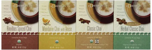 Vista 5 de Davidson's Tea Tés de postre surtidos, 8 bolsas de té (paquete de 12)