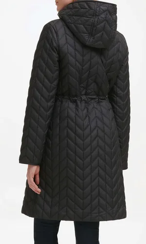 Vista 4 de KARL LAGERFELD Parka de edredón Agyness para mujer