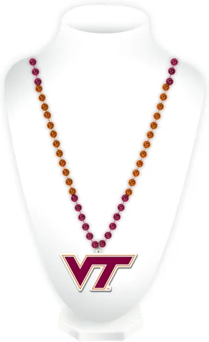 Vista 39 de Rico Industries NCAA Fan Shop - Cuentas estilo Mardi Gras con logotipo del equipo 3-Color del