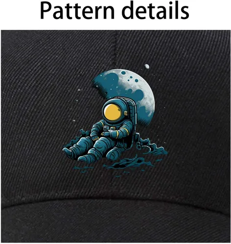 Vista 2 de Gorra de béisbol unisex para papá, gorra de atletismo para adultos, ajustable