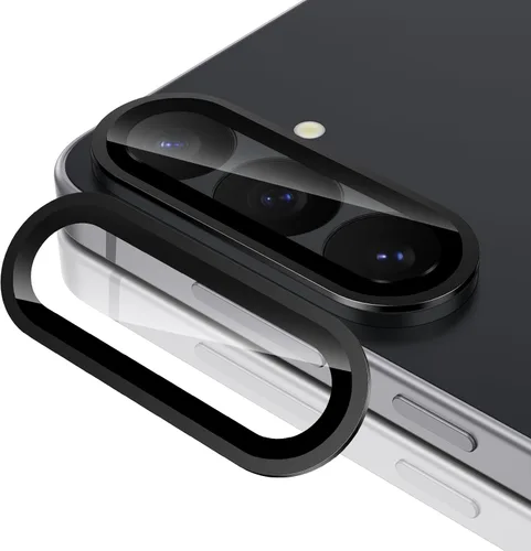 Vista 72 de Casetego Protector de lente de cámara para Galaxy Z Fold 8, [Diseño de purpurina mejorado], [Fuerte adherencia], lente de vidrio templado 9H negro