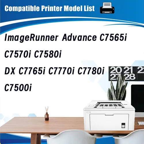 Vista 2 de Para Canon GPR-56 0998C003 0999C003 1000C003 1001C003 Cartuchos de tóner funciona con ImageRunner Advance C7565i C7570i C7580i DX C7765i C7770i