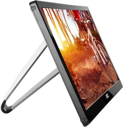 Vista 7 de 16" 'AOC E1659FWU Ultra-Slim portátil LED LCD Monitor, USB 3.0 Powered – Negro (Refurbished Certificado)