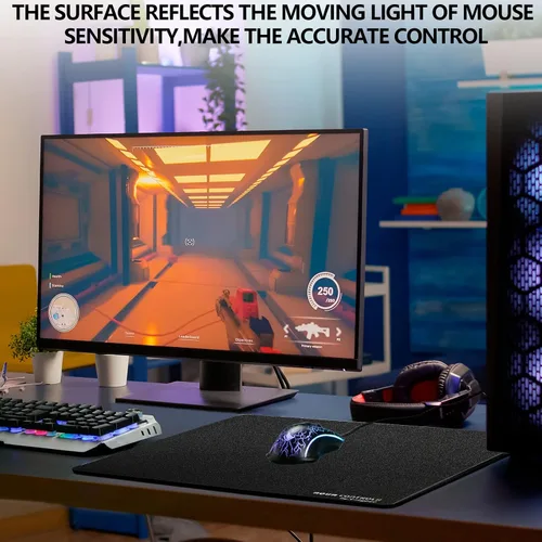 Vista 8 de X-Raypad Aqua Control 2 - Alfombrilla de mouse para juegos de ultra alta precisión con velocidad perfecta y capacidad de control, deslizamiento X e