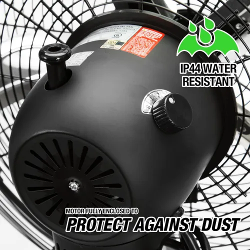 Vista 7 de OEMTOOLS OEM24871 - Ventilador de pedestal oscilante de 20 pulgadas, altura ajustable para garaje, tienda, gimnasio, almacén de flujo de aire