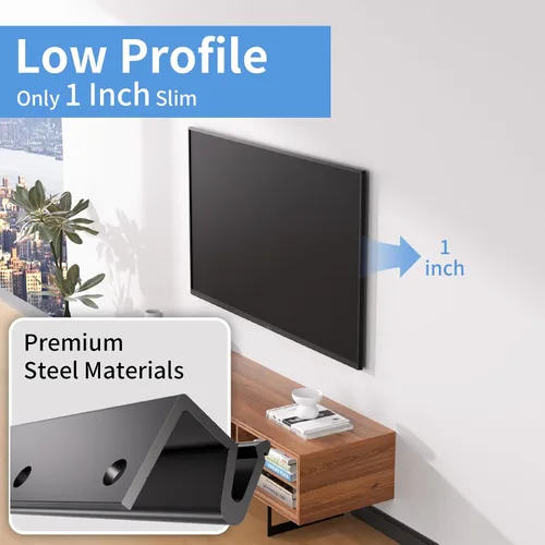 Vista 4 de Soporte de pared para TV sin taladro, soporte de TV sin pernos