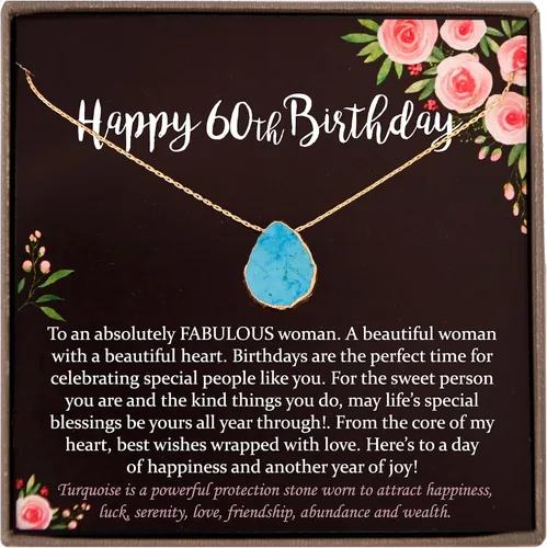 Vista 14 de Be Wished Regalos personalizados de 60 cumpleaños para mujeres