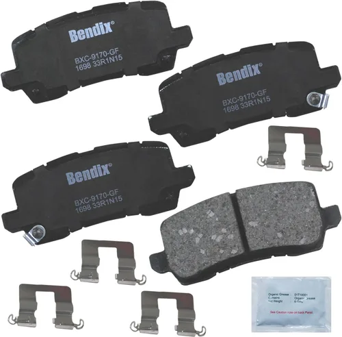 Vista 319 de Bendix Priority1 CFC154 - Juego de pastillas de freno de disco para Avanti II, Century, LeSabre, Regal, Riviera, chasis comercial, DeVille