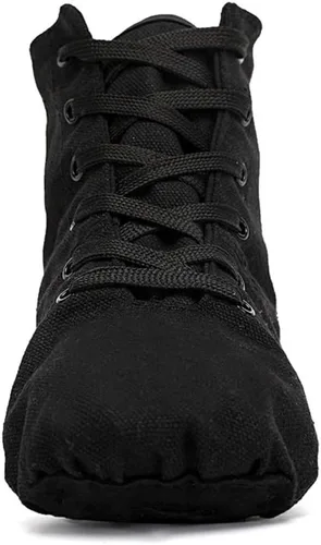 Vista 5 de Smithmelody Canvas Jazz Dancing Sneakers Ballet Dance Boots for Girls Boys