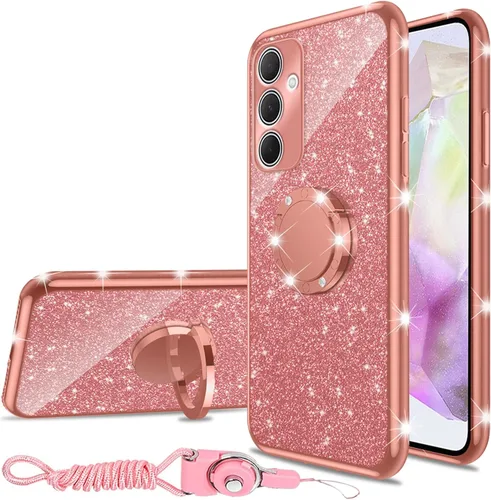 Vista 19 de nancheng Funda protectora a prueba de golpes para Gabb Phone 4 Pro/Samsung Galaxy A15 5G para niñas y mujeres, linda cubierta de TPU suave