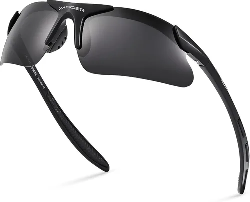 Vista 24 de Gafas de sol deportivas polarizadas para niños y niñas, gafas de béisbol y sóftbol, montura TR90